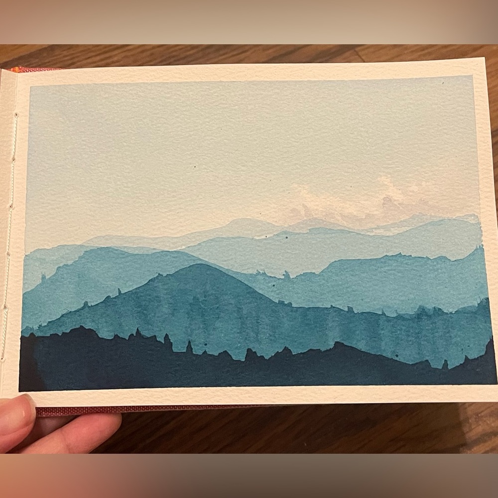Original watercolor painting 9x12